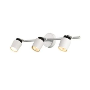 Spot 3×50W GU10 fehér/fém fényes lm 3.89