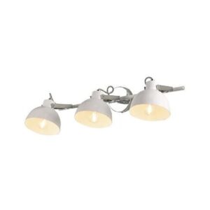 Spot egyenes 3×40W E14 fehér/kr lm 3.90