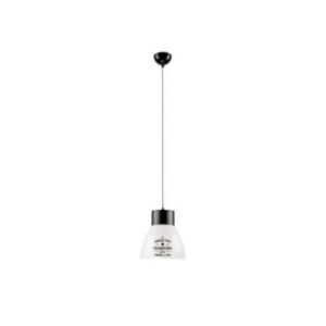Függeszték 1×60W E27 fekete/fehér,feliratos lm 1.1/73