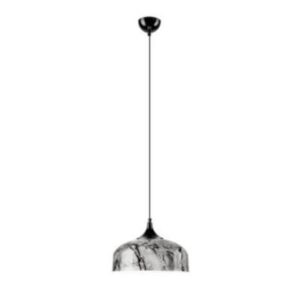 Függeszték 1×60W E27 fekete/láncmintával* lm 1.1/13 h