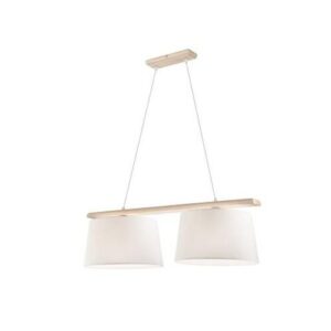 Aida függeszték 2×60W E27 natúr/fehér szöv. ld 2.98