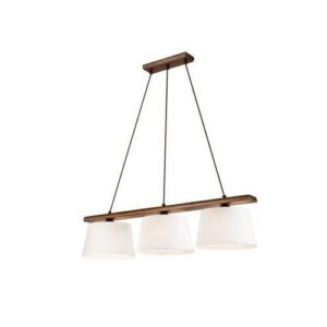 Aida függeszték 3×60W E27 dió/fehér szöv.er ld 3.98