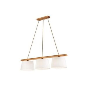 Aida függeszték 3×60W E27 tölgy/fehér szöv. ld 3.98