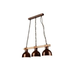 Agnese függeszték 3×60W E27 natúr/barna lm 3.99