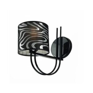 Filippe fali 1×60W E27 fekete/ezüst minta km 1.101