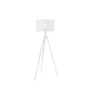 Állólámpa 3lábú 1×60W E27 fehér szöv lp 1.43/7