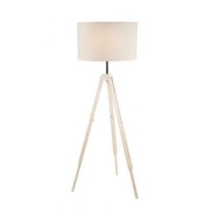 Állólámpa 3lábú 1×60W E27 krém,krém sz lp 1.43/7
