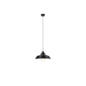 Függeszték 60W E27 fekete/vasalózsinor LM 1.M.9
