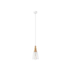 INGRID függeszték 60W E27 natúr/fehér rács LM 1.104