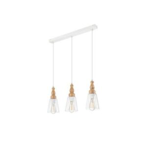 INGRID függeszték 3×60W E27 natúr/fehér rács LM 3.104
