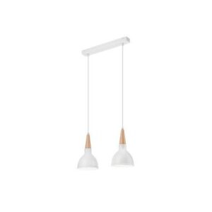 FRANCESCA függeszték 2×60W E27 natúr/fehér LM 2.106