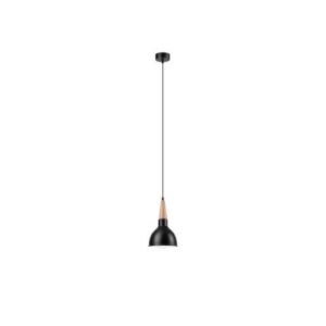 FRANCESCA függeszték 1×60W E27 natúr/fekete LM 1.106
