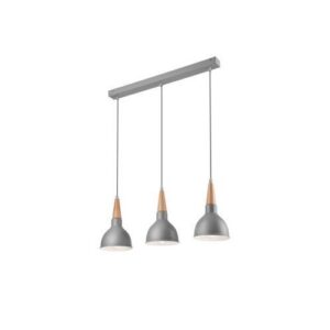 FRANCESCA függeszték 3×60W E27 natúr/ezüst LM 3.106