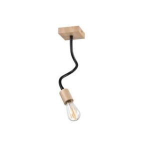 CAMERON mennyezeti 1×60W E27 natúr/fekete LM 1.111