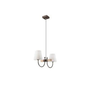 JULIETTA függeszték2×60W E27 fek/feh.sz LM 2.112