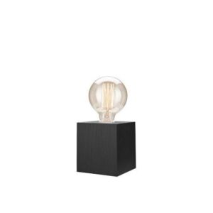 Asztali kocka 60W E27 wenge fa LN 1.D.9