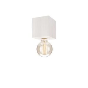 Spot kocka 60W E27 fehér fa LD 1.7