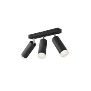 FELIX mennyezeti 3×60W E27 (kisgömb) fekete LM 3.115