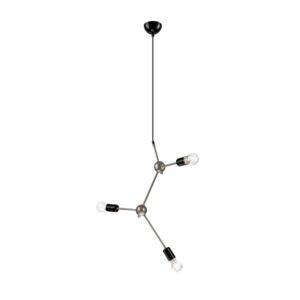 ALESSIA függeszték3×60W E27 szürke LM 3.118
