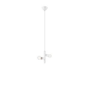 LINDA függeszték2×60W E27 fehér LM 2.119