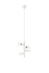 LINDA függeszték4×60W E27 fehér LM 4.119