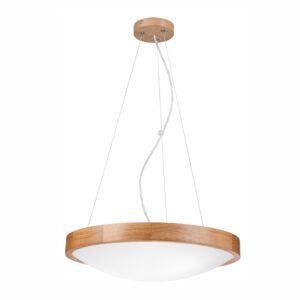 OAK függeszték 3xE27/60W/230V tölgy