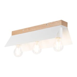 ESME menny.lámpa 3 x E27  max 15W LM-3.256 white, wood