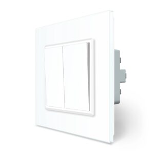 LIVOLO 107+7 KAPCSOLÓ FEHÉR 250V 5A