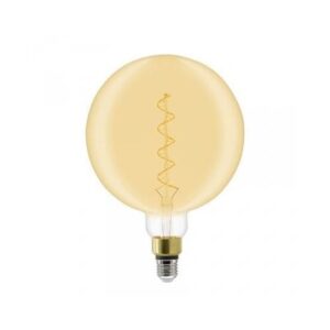 LED GLOB E27 6W 2000K G200 DIM@ LED Fil Heliax Globe200 6W Dim 820