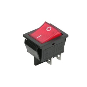 BILLENŐ KAPCSOLÓ ON-OFF PIROS 16A 250V