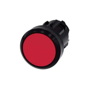 SIEMENS 3SU1000-0AA20-0AA0 nyomógomb 22mm kerek piros műanyag