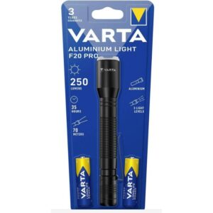 ELEMLÁMPA LED + 2xAA VARTA ALUMINIUM LIGHT F20 ELEMLÁMPA