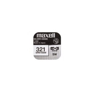 MAXELL 321 gombelem SR616SW Ezüst-Oxid