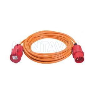 Dugós 25m H07RN-F 5G4,0 fekete IP 44 fekete fázisfordítós CEE 400/32A