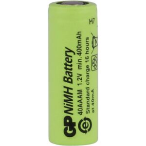 GP akku 1,2V 2/3 AAA 400mAh NiMH Flat-Top