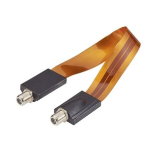 KOAX KÁBEL ABLAK ÁTVEZETÉS 30cm SAT Csatlakozókábel 1xF alj-1xF alj