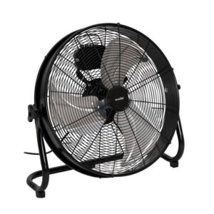 Padlóventilátor 120W 54x19x51mm, fekete, Euro8