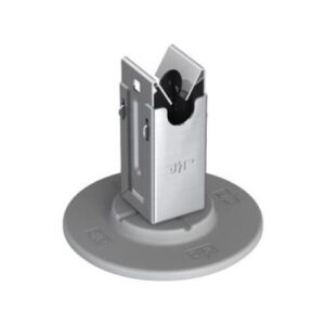 Niro vezeték tarto rd10, 45mm rag. ragasztható körlappal v2A