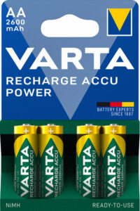 VARTA POWER tölthető elem (akku) AA (ceruza) 2600mAh NiMH 4db/csomag