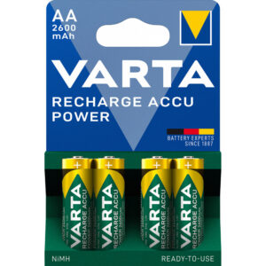 VARTA POWER tölthető elem (akku) AA (ceruza) 2600mAh NiMH 4db/csomag