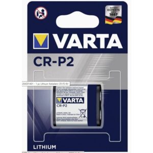 VARTA CR-P2 6V 1300mAh Lithium-Metal Photo, 6 Volt, 1300 mAh, 34x17x35mm