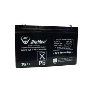 AKKUMULÁTOR DM6-12 6V 12Ah DIAMEC