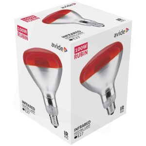 INFRA 100W RED R95 E27 240V R95 IR 100W E27 230V Red