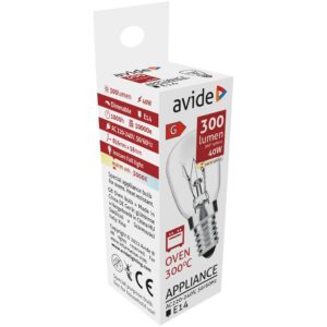 PARF sütőizzó 40W E14 WW 3000K 300°C AROB14WW-40W