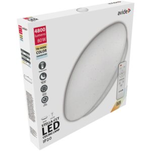 MENNYEZETI LED LÁMPA 80W 4800LM ACLOCCT-80W-R-ST