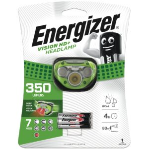 Energizer Fejlámpa Vision HD Plus +