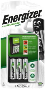 Energizer akkutöltő + 4db 2000mAh AA