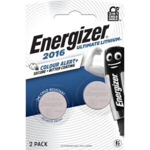 Energizer CR2016 elem Lítium 2db/bl Ultimate Lítium Performance CR2016