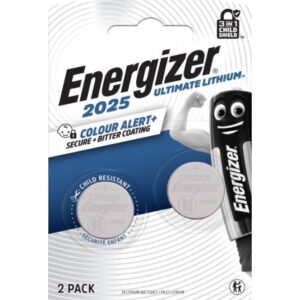 Energizer CR2025 elem Lítium 2db/bl Ultimate Lítium Performance CR2025
