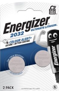 Energizer CR2032 elem Lítium 2db/bl Ultimate Lítium Performance CR2032